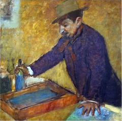 Michel Manzi by Edgar Degas