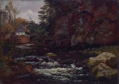 Mill in Liebethaler Grund by Johan Christian Dahl