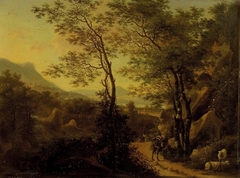 Mountainous Landscape in Italy by Willem de Heusch