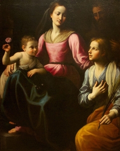 Mystic Marriage of St Catherine by Fabrizio Santafede