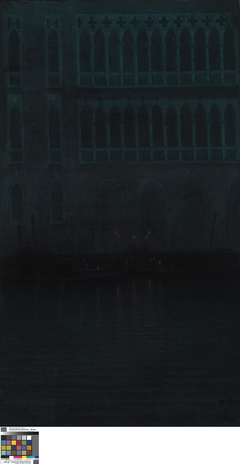 Nacht in Venetië by William Degouve de Nuncques