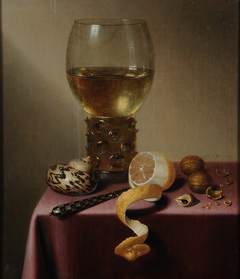 Nature morte au citron by Maerten Boelema de Stomme