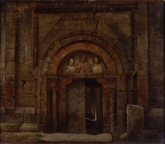 Northwest Portal of St. Godehard by Carl Hasenpflug