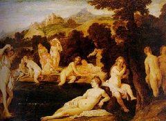 Nymphs Bathing by David Teniers the Younger