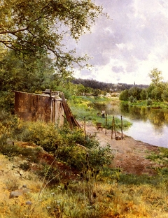 On The River Bank by Emilio Sánchez-Perrier