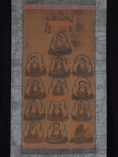 Ōtsu-e of Thirteen Buddhist Deities by Anonymous