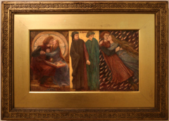 Paolo and Francesca da Rimini by Dante Gabriel Charles Rossetti