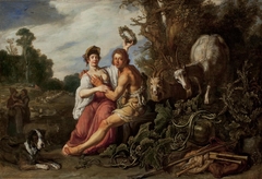 Paris and Oenone by Pieter Lastman