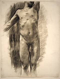 Partial View of a Standing Male Nude by John Singer Sargent