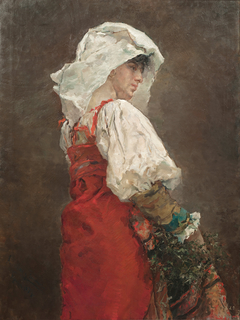 Peasant in Rome by Arcadio Mas y Fondevila