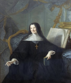 Portrait d'Anne de Clermont, abbesse de Chelles by Jean-Marc Nattier