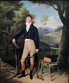 Portrait de Charles d'Aucourt de Saint-Just by Louis-Léopold Boilly