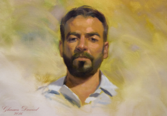 portrait by Ghassan Dawood