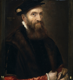 Portrait of a Man aged 48 by Frans Floris I