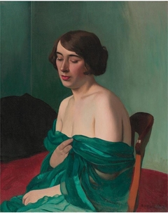 Portrait of a woman by Félix Vallotton