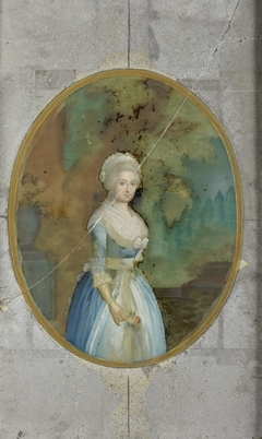 Portrait of a Woman in 18th-century Clothing by Unknown Artist