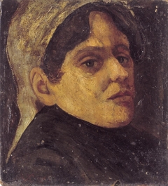 Portrait of Agnita Feis by Theo van Doesburg