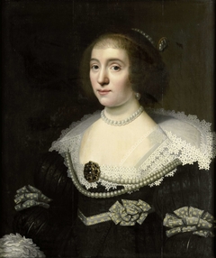 Portrait of Amalia, Countess of Solms, Consort of Prince Frederick Henry (Sophia Hedwig, Duchess of Brunswick-Wolfenbüttel, Wife of Ernst Casimir I) by Unknown Artist