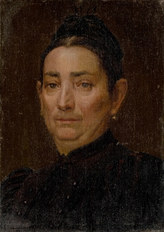 Portrait of an Old Woman by Nándor Katona