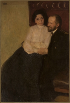 Portrait of artist’s sister and her husband by Wojciech Weiss