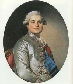 Portrait of Comte de Provence, brother of the King (1755-1824) by Joseph Duplessis