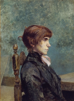 Portrait of Jeanne Wenz by Henri de Toulouse-Lautrec