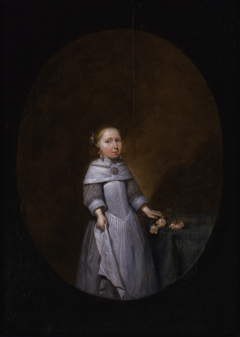 Portrait of Lijsbeth Craeyvanger (1653–?) by Caspar Netscher