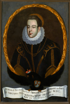 Portrait of Maria Hippolita née Gonzaga (1534–?) Radziwiłł ? by nieznany malarz polski