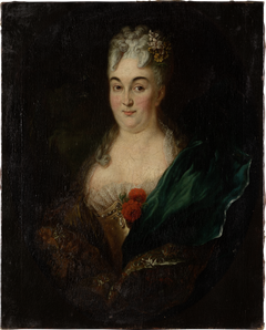 Portrait of Maria Justina von Lersner by German Master of the First Third of the 18th Century