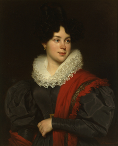 Portrait of Maria Suzanna de Vries (1804-1836) by Jan Adam Kruseman