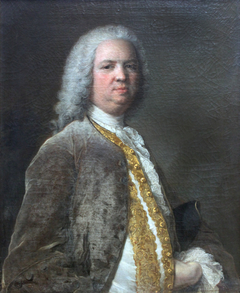 Portrait of the Frankfurt banker Johann Georg Leerse by Jean-Marc Nattier