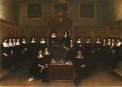 Portrait of the Magistrates of Deventer by Gerard ter Borch