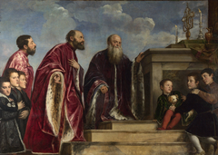 Portrait of the Vendramin Family by Titian