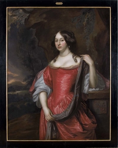 Portrait of Titia van Burmania (1647-1685) by Johannes Mytens