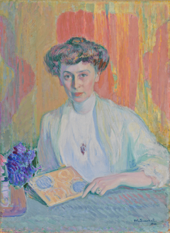 Portrait of Tyra Hasselblatt by Magnus Enckell