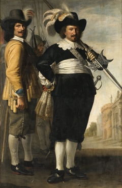 Portrait of Willem Reyersz. de Langue and Daniël Fransz. van der Brugge by Jacob Willemsz Delff the Younger