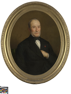 Portret van Auguste Waets by Désiré Mergaert