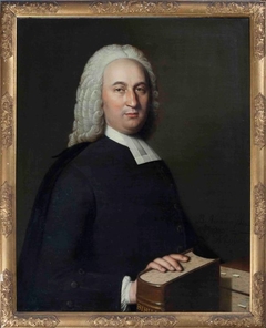 Portret van Ds.Hesseling by Bernard Accama