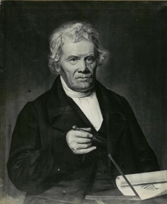 Portret van Gerrit van der Wielen, stadsarchitect van Leeuwarden by Tjeert Eernstman