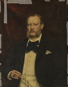 Portret van Jhr.Mr.Leopold Frans Willem Ernst van Binckhorst tot den Binckhorst (1842-1904), rechter te Alexandrië by Maxime Dastugue