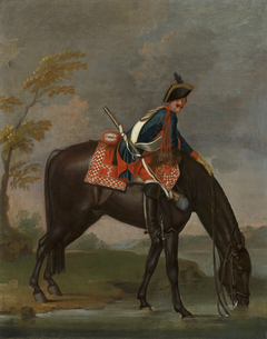 Private, Regiment of Dragoons "König" by David Morier