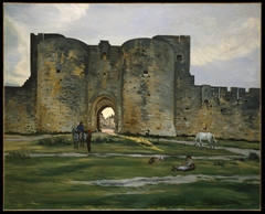 Queen's Gate at Aigues-Mortes by Frédéric Bazille