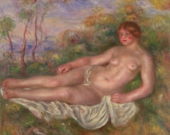 Reclining Woman Bather by Auguste Renoir