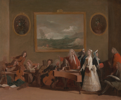 Rehearsal of an opera by Marco Ricci