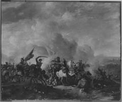 Reitergefecht (Kopie nach) by Philips Wouwerman