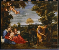 Rest on the Flight to Egypt by Francesco Albani