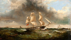 Sailing Before a Gale by Alfred Thompson Bricher