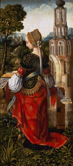 Saint Barbara by Master of Frankfurt