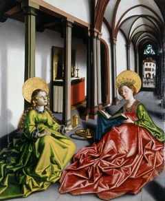 Saint Catherine and Mary Magdalene by Konrad Witz