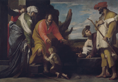 Saint John the Baptist says goodbye to his Parents by Massimo Stanzione